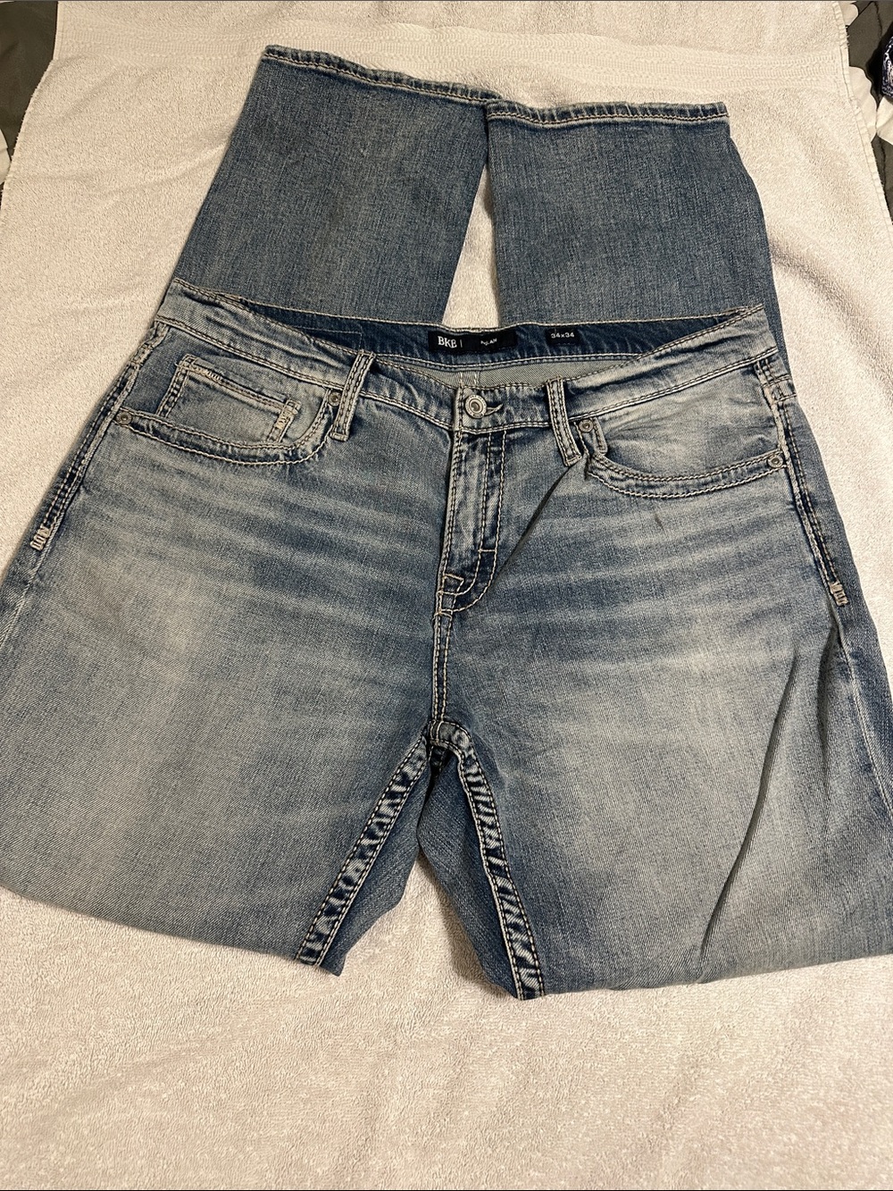 BKE Faded Blue Denim Jeans